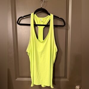 Under Armour Neon Lime Racerback Tank Top